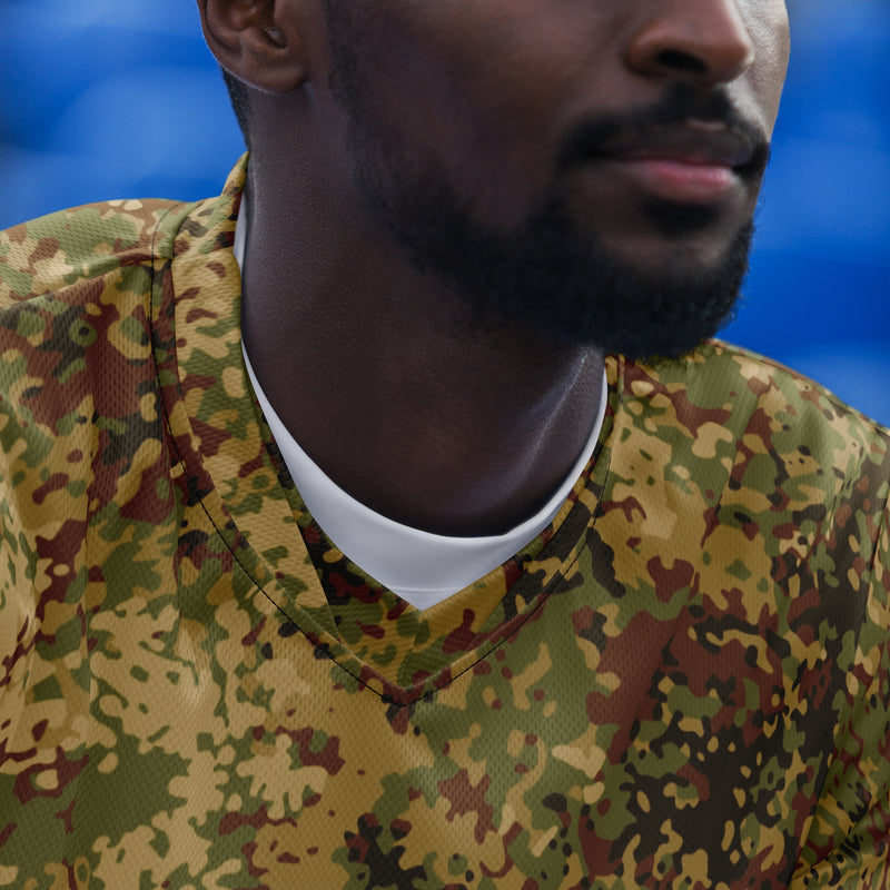 Fractal Mosaic Arid CAMO Unisex Sports Jersey