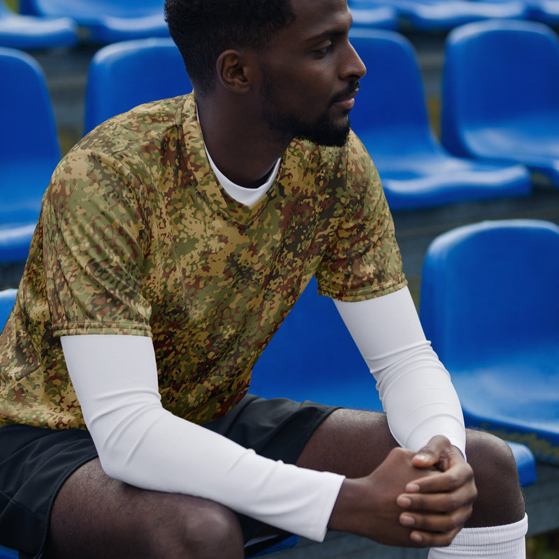 Fractal Mosaic Arid CAMO Unisex Sports Jersey