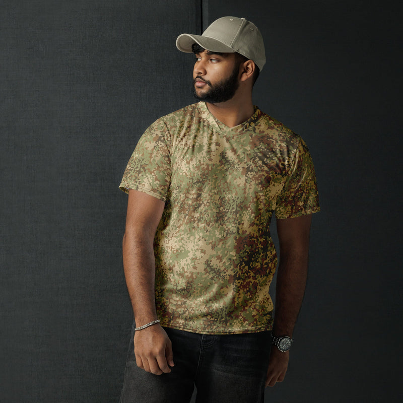 Fractal Mosaic Arid CAMO Unisex Sports Jersey