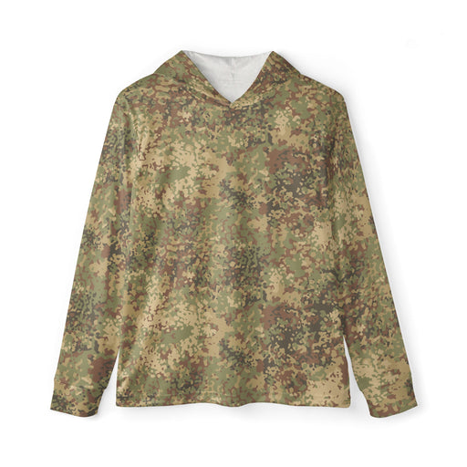 Fractal Mosaic Arid CAMO Unisex Sports Warmup Hoodie - XS