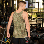 Fractal Mosaic Arid CAMO Unisex Tank Top - Shirt