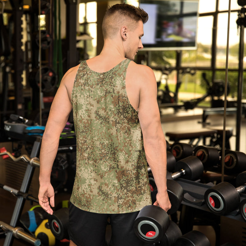 Fractal Mosaic Arid CAMO Unisex Tank Top - Shirt