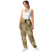 Fractal Mosaic Arid CAMO Unisex Wide-Leg Joggers