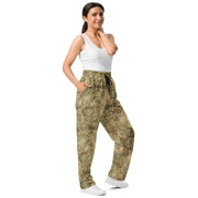 Fractal Mosaic Arid CAMO Unisex Wide-Leg Joggers