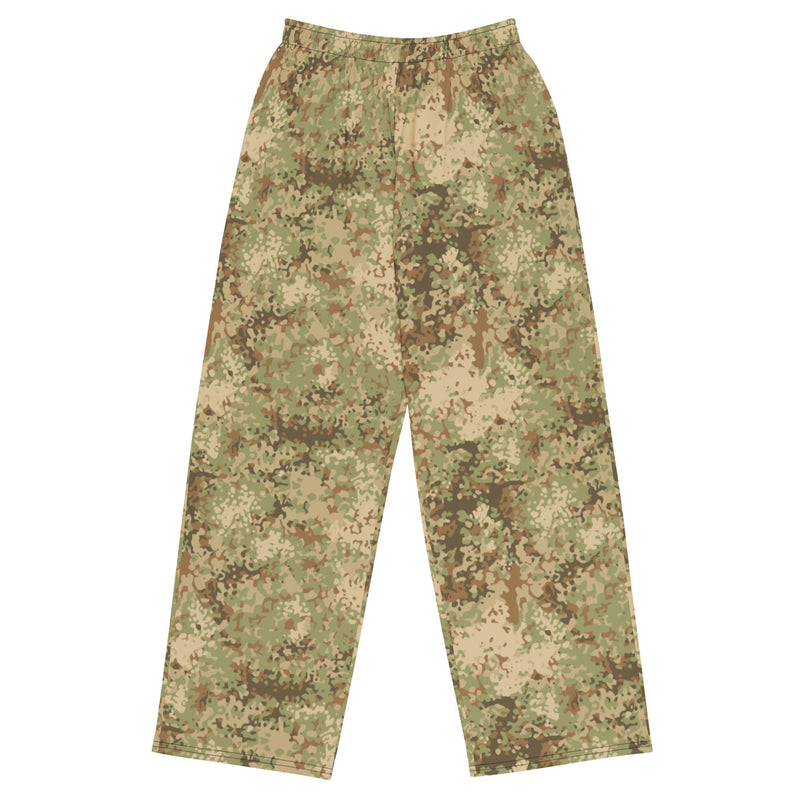 Fractal Mosaic Arid CAMO Unisex Wide-Leg Leisure Pants - 2XS - Pant