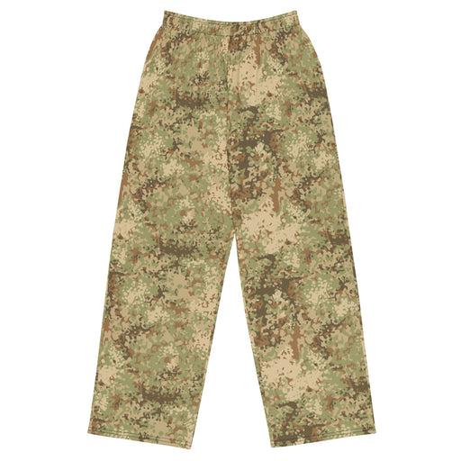 Fractal Mosaic Arid CAMO Unisex Wide-Leg Leisure Pants - 2XS - Pant