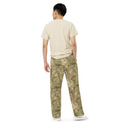 Fractal Mosaic Arid CAMO Unisex Wide-Leg Leisure Pants - Pant