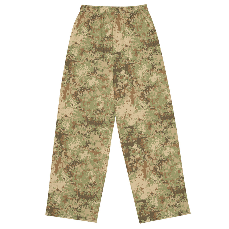 Fractal Mosaic Arid CAMO Unisex Wide-Leg Leisure Pants - Pant