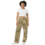 Fractal Mosaic Arid CAMO Unisex Wide-Leg Leisure Pants - Pant