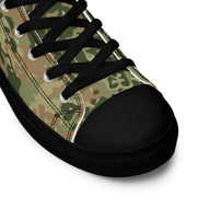 Fractal Mosaic Multi-Terrain CAMO Mens High-Top Canvas Shoes