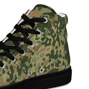 Fractal Mosaic Multi-Terrain CAMO Mens High-Top Canvas Shoes