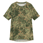 Fractal Mosaic Multi-Terrain CAMO Mens Short-Sleeve Rash Guard - 2XS - SS