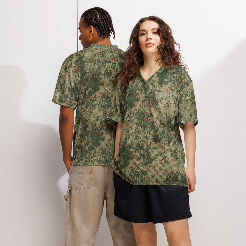 Fractal Mosaic Multi-Terrain CAMO Unisex American Football Jersey - 2XS