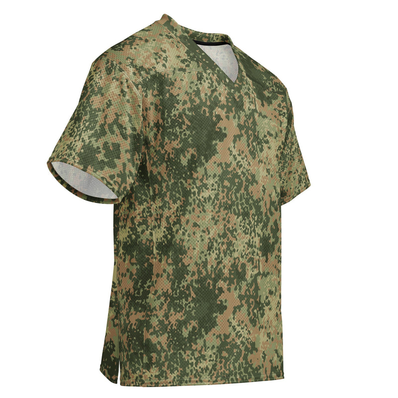Fractal Mosaic Multi-Terrain CAMO Unisex American Football Jersey