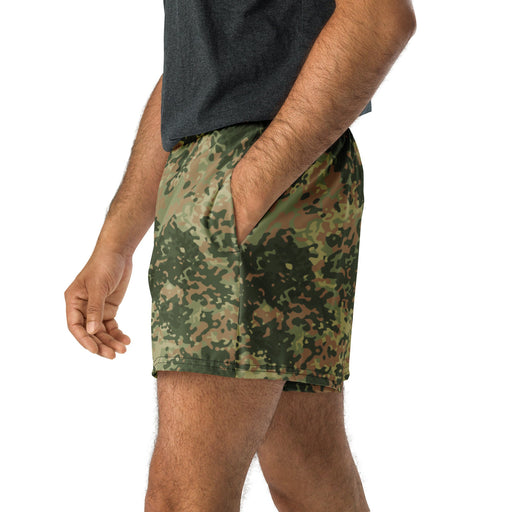 Fractal Mosaic Multi-Terrain CAMO Unisex Athletic Shorts - XS
