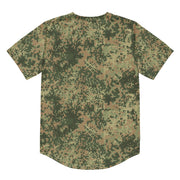 Fractal Mosaic Multi-Terrain CAMO Unisex Baseball Jersey