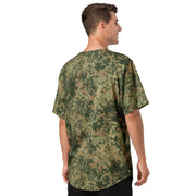 Fractal Mosaic Multi-Terrain CAMO Unisex Baseball Jersey