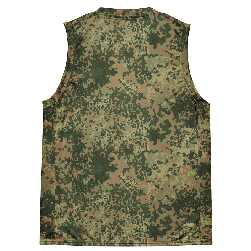 Fractal Mosaic Multi-Terrain CAMO Unisex Basketball Jersey
