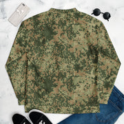 Fractal Mosaic Multi-Terrain CAMO Unisex Bomber Jacket