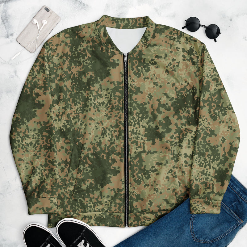 Fractal Mosaic Multi-Terrain CAMO Unisex Bomber Jacket - XS