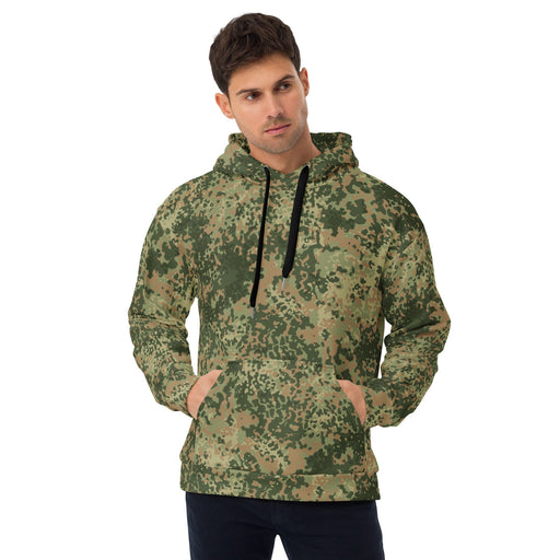 Fractal Mosaic Multi-Terrain CAMO Unisex Hoodie - 2XS
