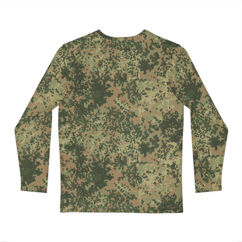 Fractal Mosaic Multi-Terrain CAMO Unisex Long-Sleeve Shirt