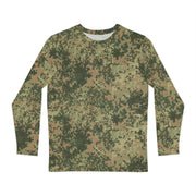 Fractal Mosaic Multi-Terrain CAMO Unisex Long-Sleeve Shirt - XS