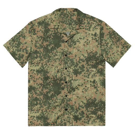 Fractal Mosaic Multi-Terrain CAMO Unisex Short-Sleeve Button Shirt - Button-Up