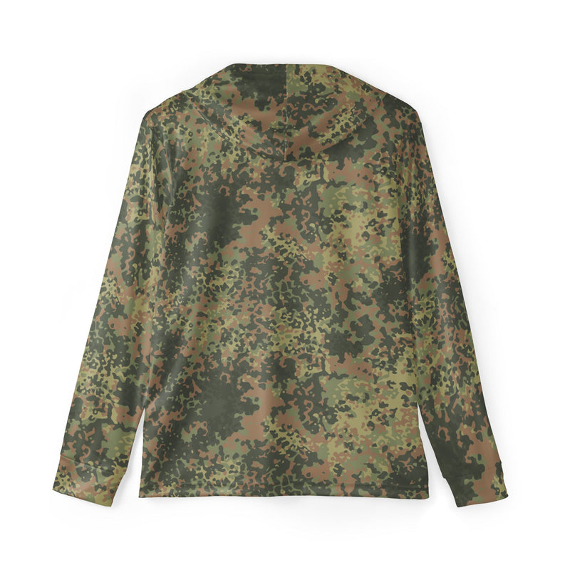 Fractal Mosaic Multi-Terrain CAMO Unisex Sports Warmup Hoodie