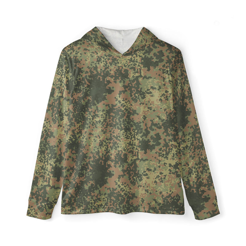 Fractal Mosaic Multi-Terrain CAMO Unisex Sports Warmup Hoodie - XS