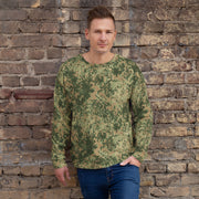 Fractal Mosaic Multi-Terrain CAMO Unisex Sweatshirt - 2XS