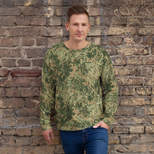 Fractal Mosaic Multi-Terrain CAMO Unisex Sweatshirt - 2XS