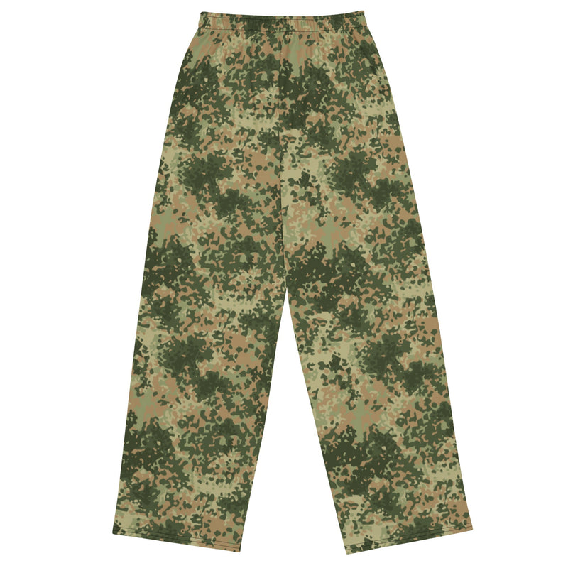 Fractal Mosaic Multi-Terrain CAMO Unisex Wide-Leg Leisure Pants - Pant