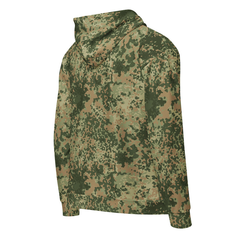 Fractal Mosaic Multi-Terrain CAMO Unisex Zip Hoodie