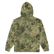 Fractal Mosaic Multi-Terrain CAMO Unisex Zip Hoodie
