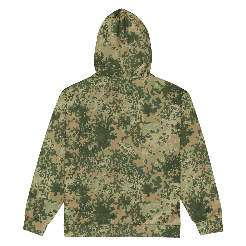 Fractal Mosaic Multi-Terrain CAMO Unisex Zip Hoodie