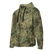 Fractal Mosaic Multi-Terrain CAMO Unisex Zip Hoodie