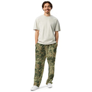 Fractal Mosaic Multi-Terrain CAMO Wide-Leg Joggers