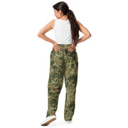 Fractal Mosaic Multi-Terrain CAMO Wide-Leg Joggers