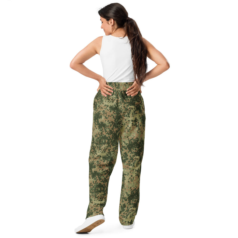 Fractal Mosaic Multi-Terrain CAMO Wide-Leg Joggers