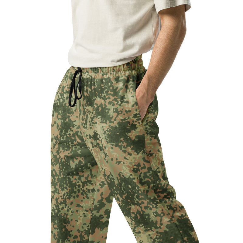 Fractal Mosaic Multi-Terrain CAMO Wide-Leg Joggers