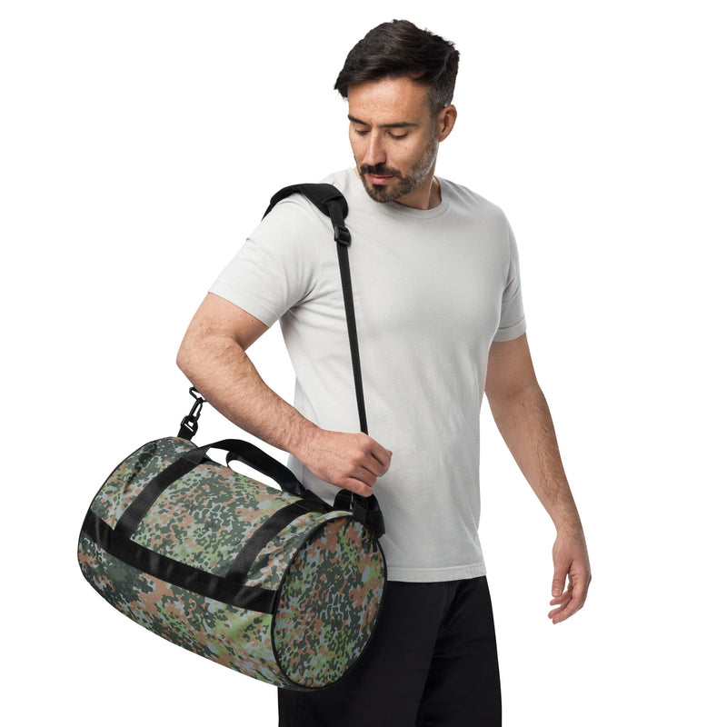 Fractal Mosaic Woodland CAMO Gym Bag