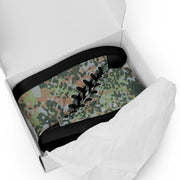 Fractal Mosaic Woodland CAMO Mens High-Top Canvas Shoes