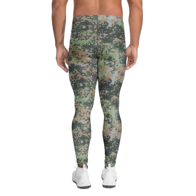 Fractal Mosaic Woodland CAMO Mens Leggings - Men