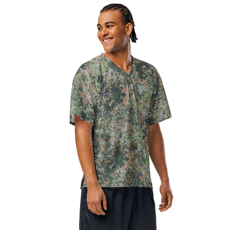 Fractal Mosaic Woodland CAMO Unisex American Football Jersey