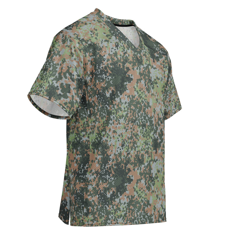 Fractal Mosaic Woodland CAMO Unisex American Football Jersey