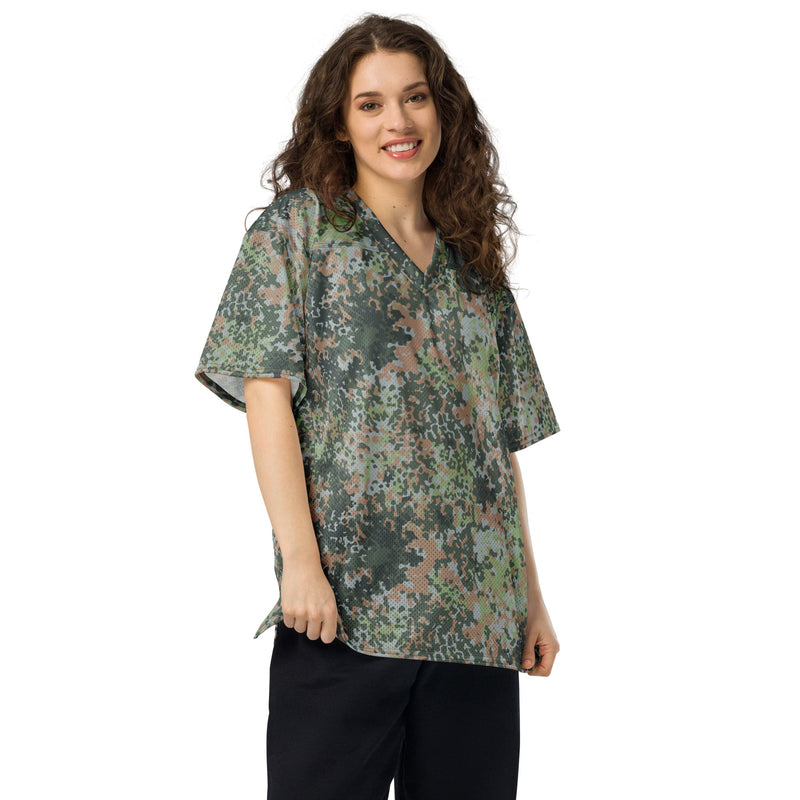 Fractal Mosaic Woodland CAMO Unisex American Football Jersey
