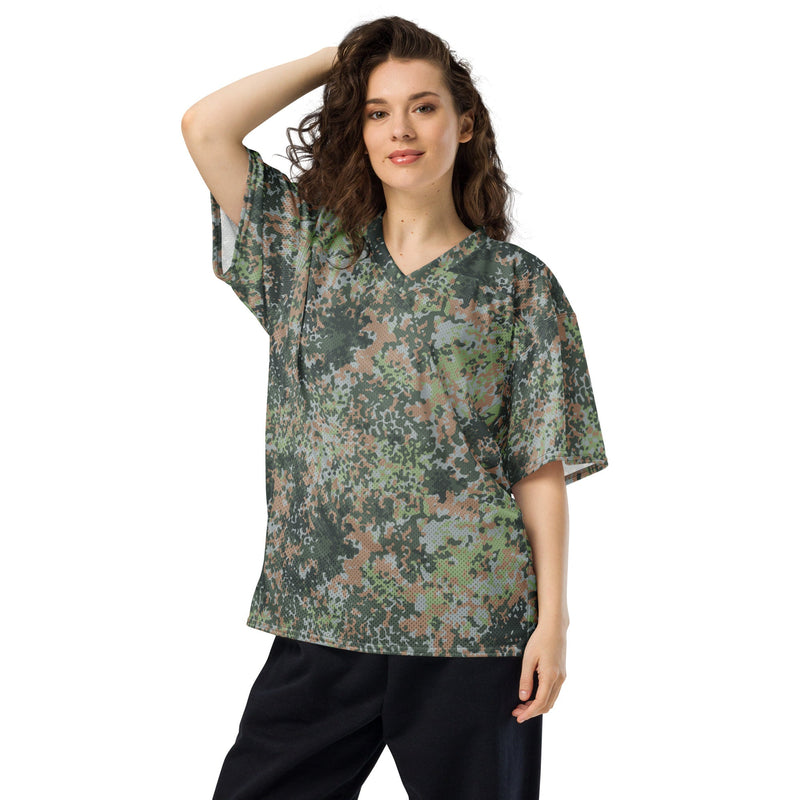 Fractal Mosaic Woodland CAMO Unisex American Football Jersey