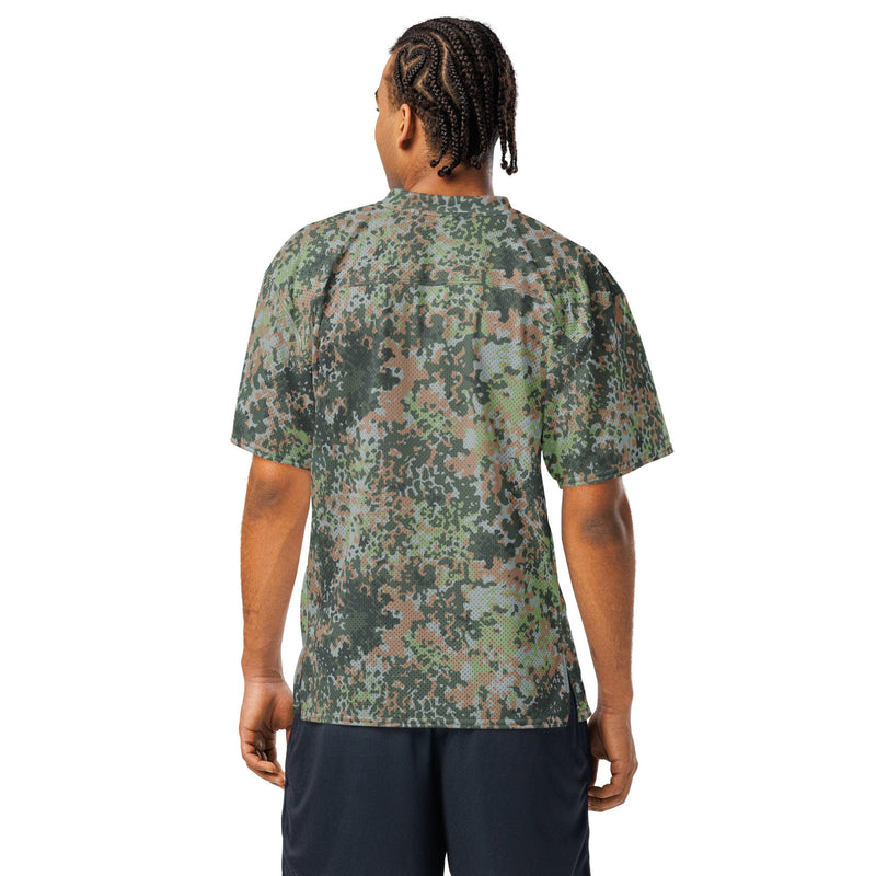 Fractal Mosaic Woodland CAMO Unisex American Football Jersey