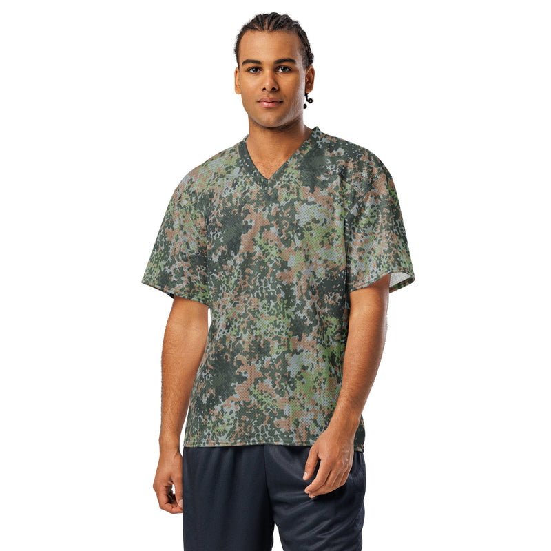 Fractal Mosaic Woodland CAMO Unisex American Football Jersey